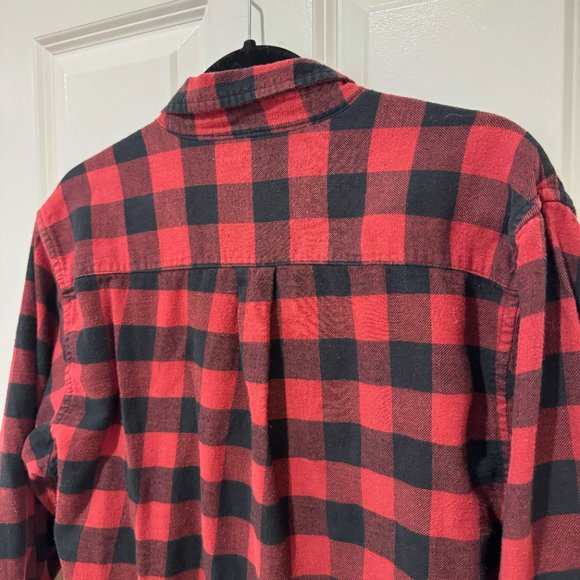 Croft & Barrow Casual Men's Buffalo Check Button Down Shirt - Medium‎ - Picture 5 of 5